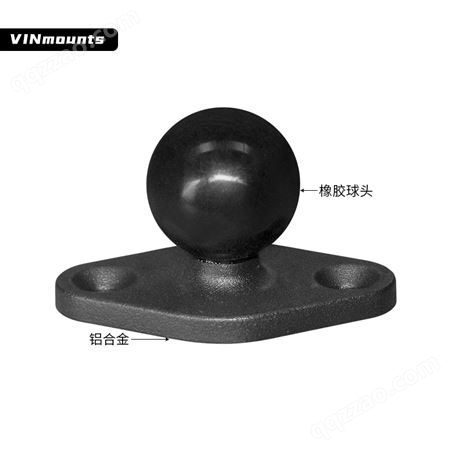 VINmounts®孔距40mm菱形工业球头底座适配1”球头“B”尺寸